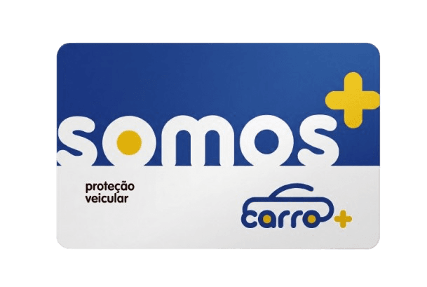 Cartão de proteção Carro+ da Somos+ — proteção veicular com assistência 24h